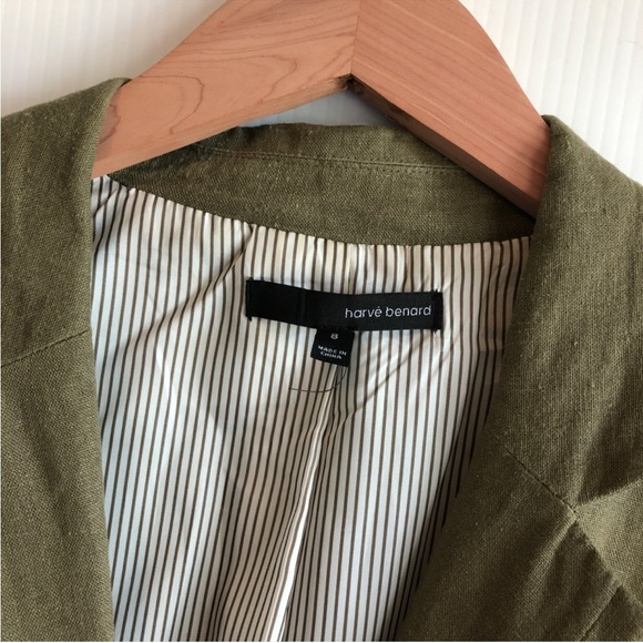 Harve Benard Khaki Women's Blazer - Picture 6 of 10